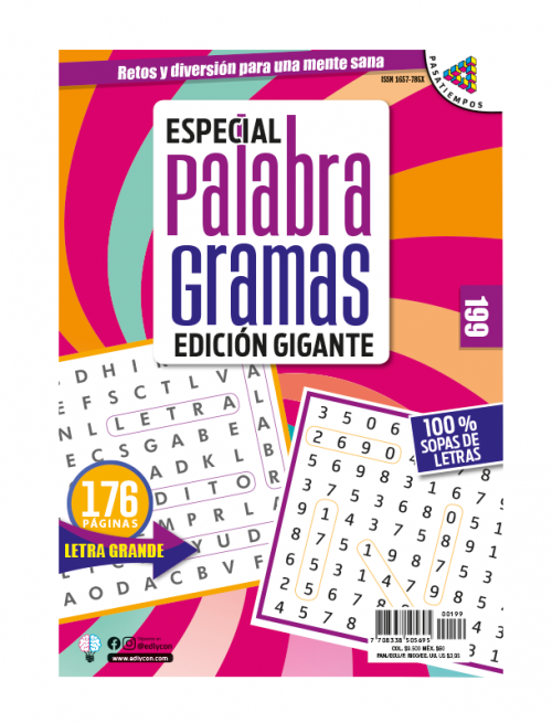 Especial Palabragramas 100 Sopas De Letras Ediycon Kyosco Virtual