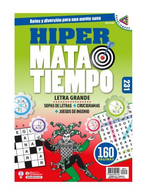 Sopas de letras, juegos de ingenio, crucigramas, Letra grande, HMT231