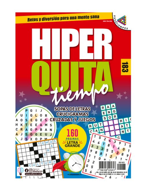HQT_183, HQT sopas de letras, crucigramas, cruzadas y juegos