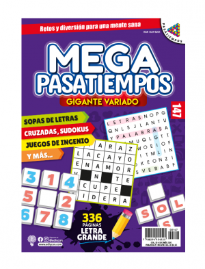 Megapasatiempos, sopas de letras, sudokus, juegos de ingenio